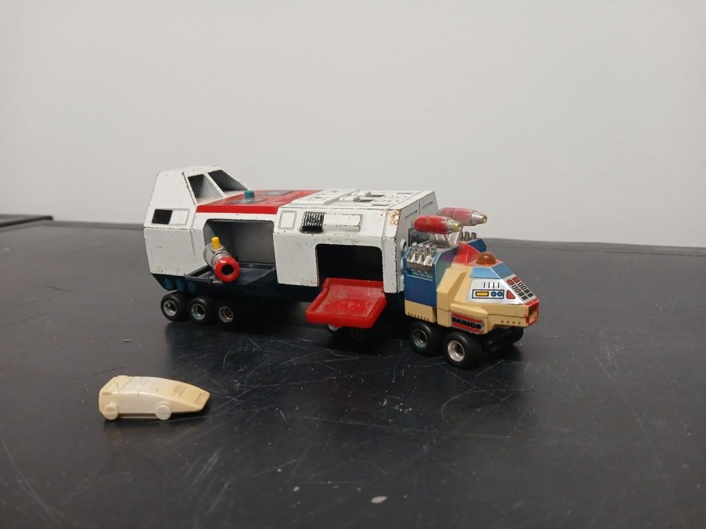 miniature MATTEL Semi-remorque Chogokin Daimos Tranzer PB50, Enlèvement ou Envoi, Utilisé, Bus ou Camion