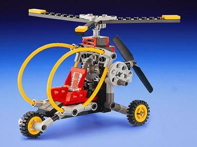 LEGO technic airport 8215 Gyro Copter MET STICKERS, Kinderen en Baby's, Speelgoed | Duplo en Lego, Ophalen of Verzenden, Zo goed als nieuw