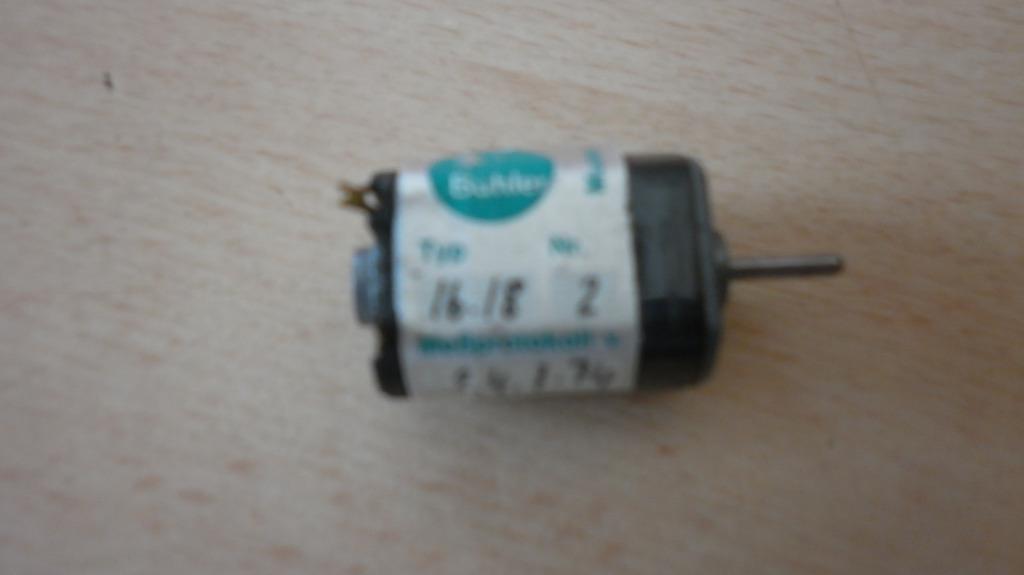 Moteur de train miniature Bühler 16.18 type 2 essieu long, Autres marques, Enlèvement ou Envoi, Comme neuf, Courant continu