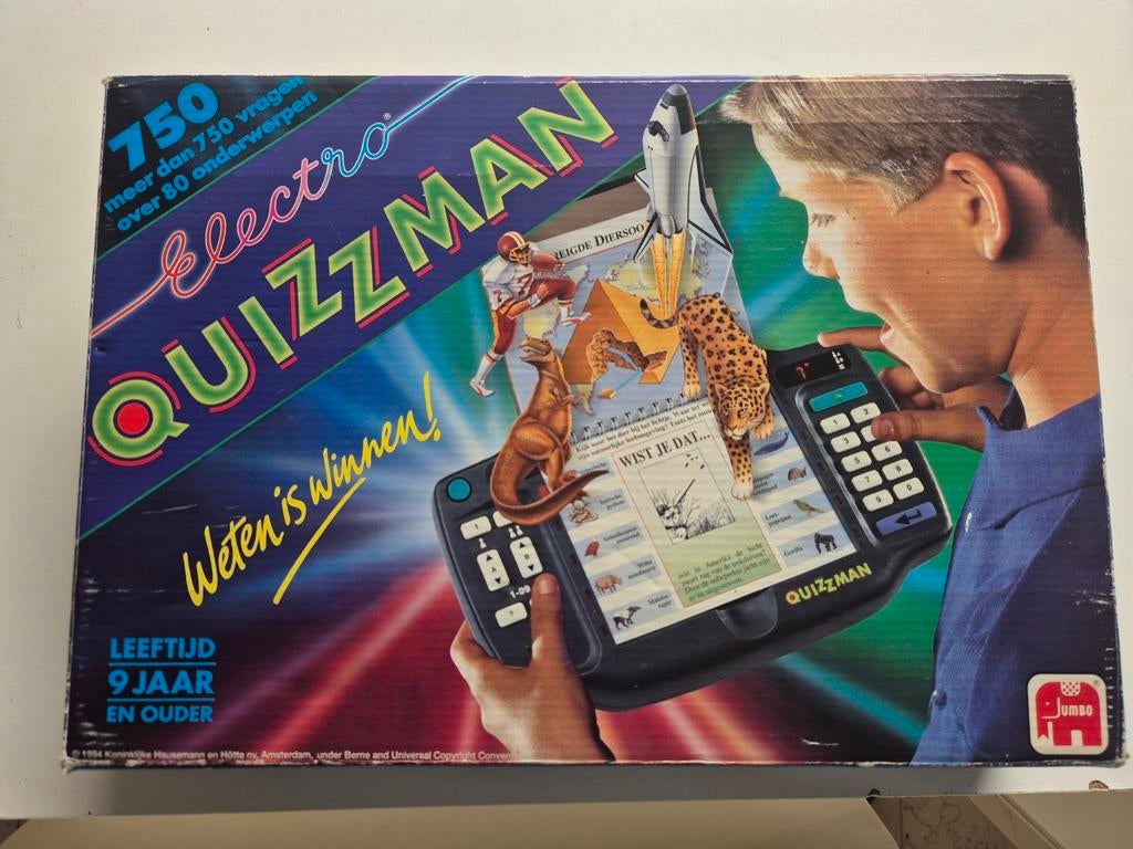 Electro quiizzman jumbo in originele doos, Hobby en Vrije tijd, Ophalen of Verzenden, Zo goed als nieuw