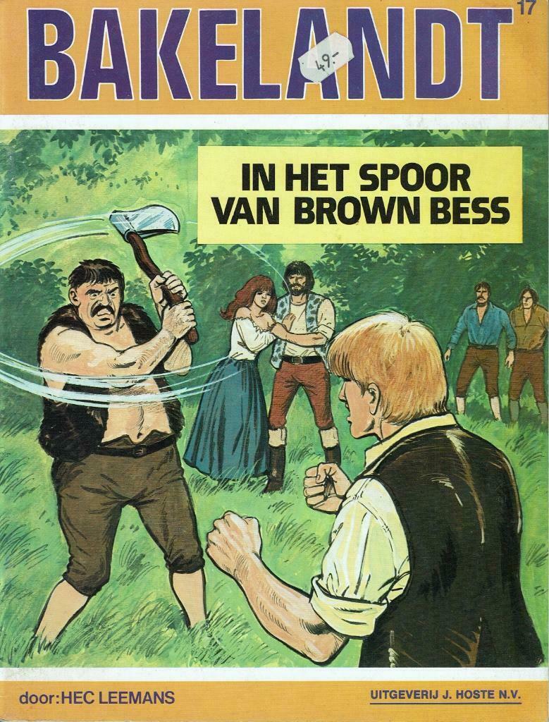 Strip Bakelandt nr. 17 "In het Spoor van Brown Bess", Eén stripboek, Verzenden, Gelezen