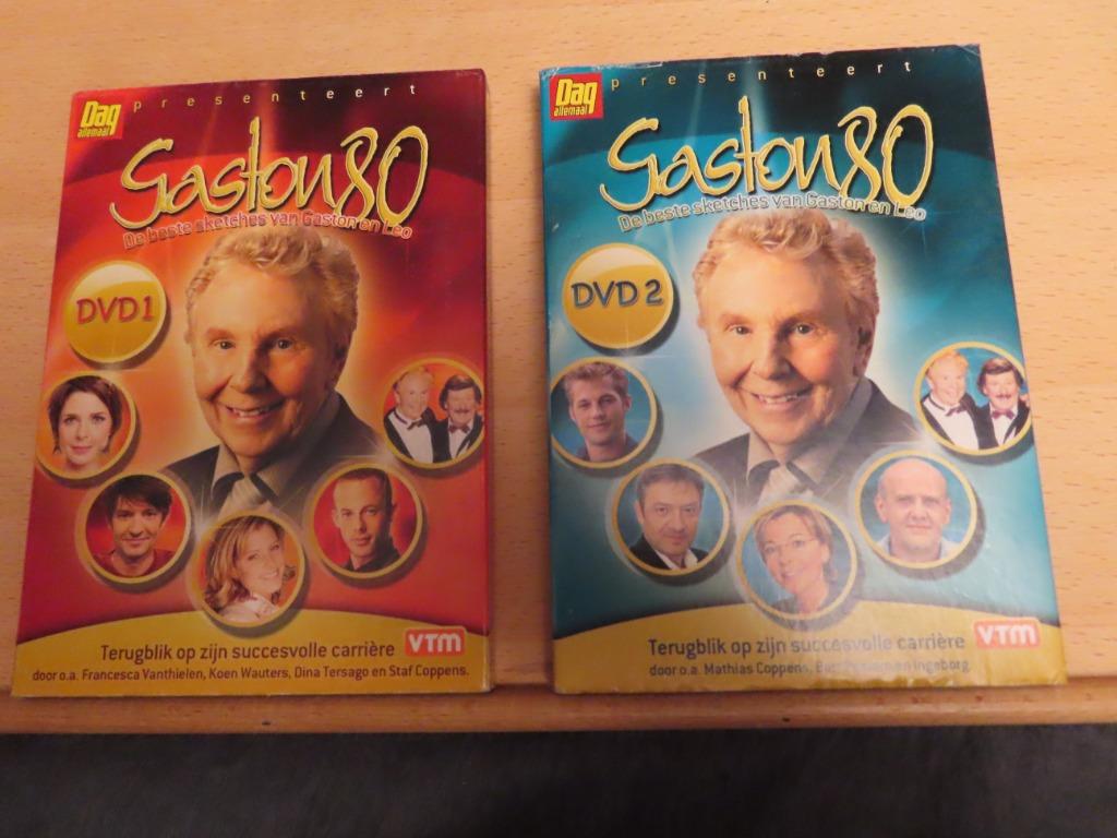 Gaston 80  DVD DEEL 1 EN 2 (per lot of per stuk) De beste sk, Cd's en Dvd's, Alle leeftijden, Boxset, Ophalen of Verzenden, Zo goed als nieuw