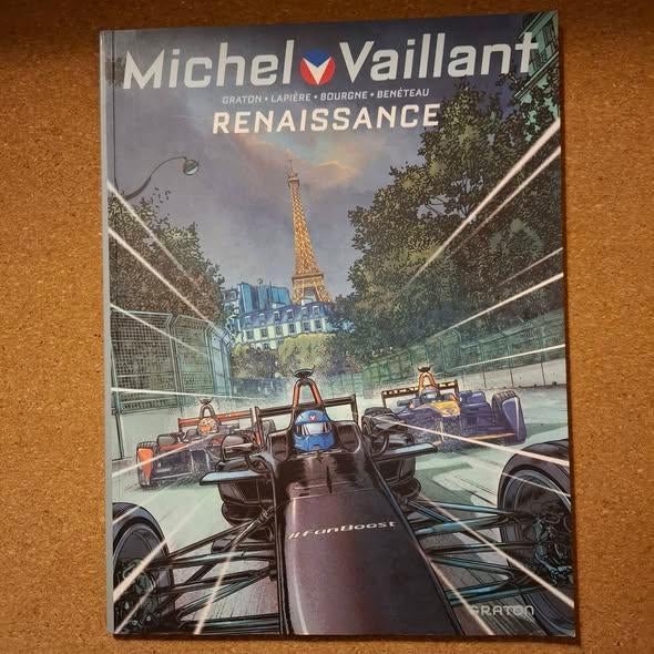 BD RENAULT MICHEL VAILLANT Renaissance GRATON DUPUIS 2016 NF, Eén stripboek, Ophalen of Verzenden, Zo goed als nieuw