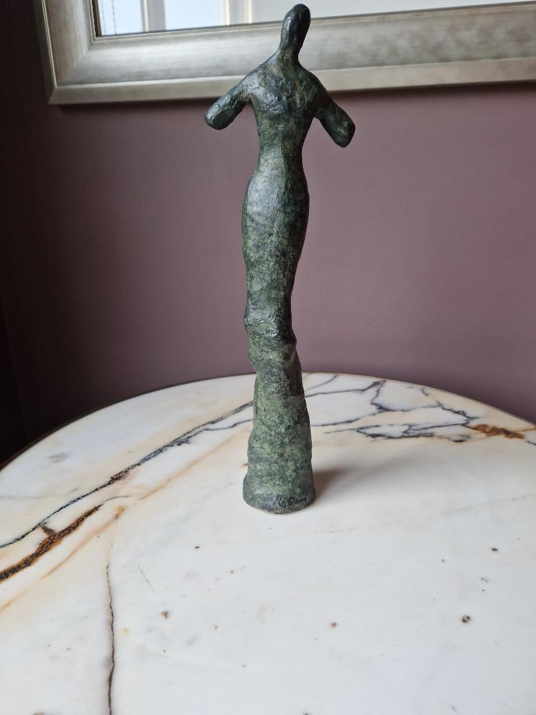 BRONZEN BEELD "AVONDSCHADUW" ETRUSKISCHE STIJL, Ophalen of Verzenden, Brons