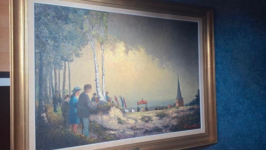 schilderij Heirman in prima staat, Antiek en Kunst, Ophalen