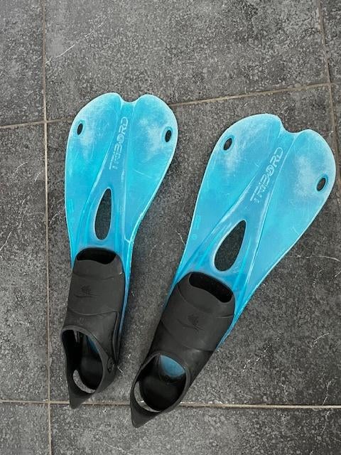 zwemvliezen Tribord maat 33-34, Watersport en Boten, Snorkelen, Ophalen of Verzenden, Gebruikt, Snorkelvinnen