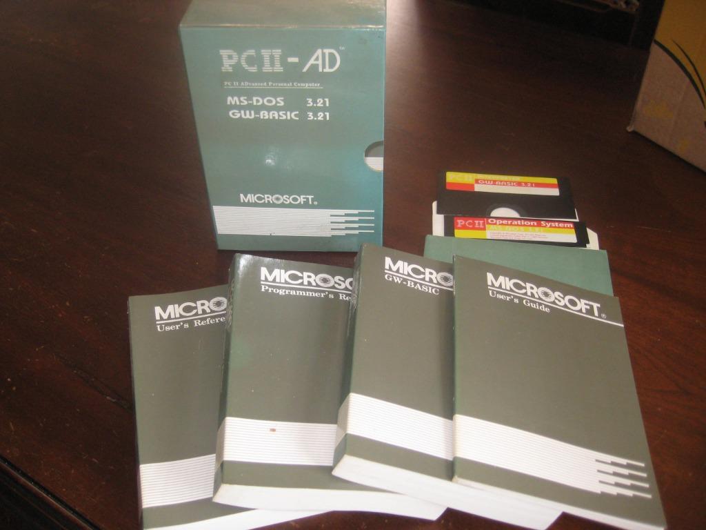 MS-DOS  -  PCII - AD, Computers en Software, Ontwerp- en Bewerkingssoftware, Ophalen of Verzenden