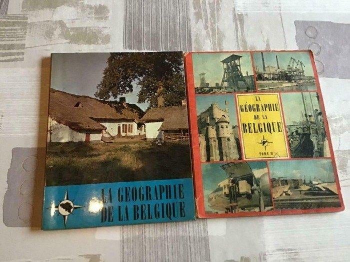 2 BOEKEN;LA GEOGRAPHIE d/L BELGIQUE,des LIVRES anciens, Boeken, Ophalen of Verzenden, Gelezen, Diverse auteurs
