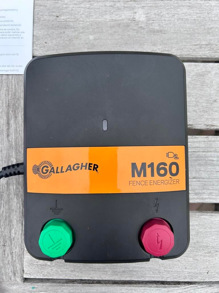Gallagher M160 Netstroom schrikdraadapparaat (1,6J - 230V), Dieren en Toebehoren