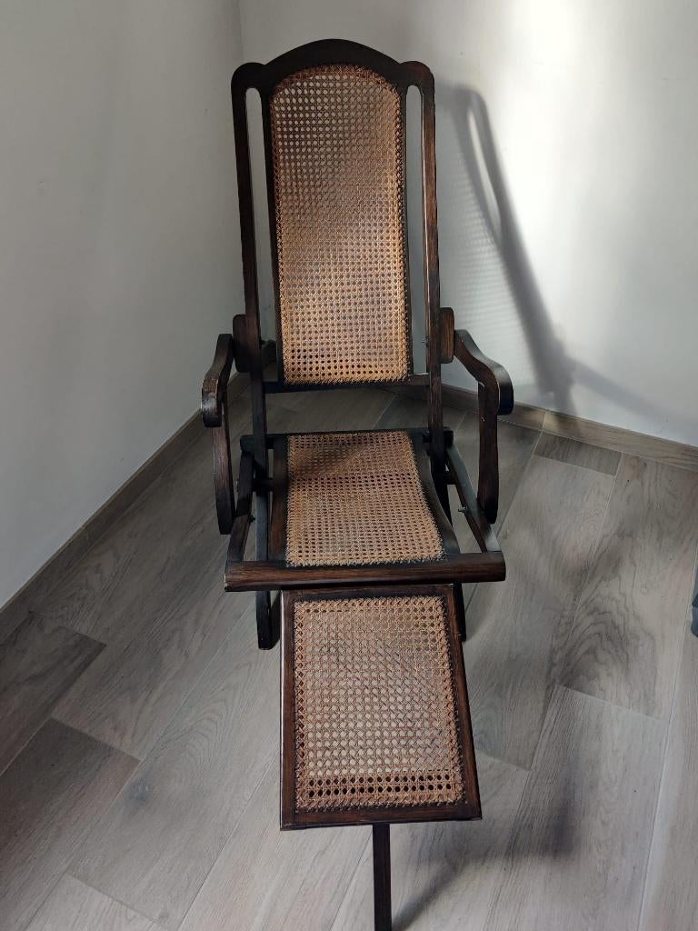 Deckchair in hardhout, Tuin en Terras, Ligbedden, Ophalen, Hout