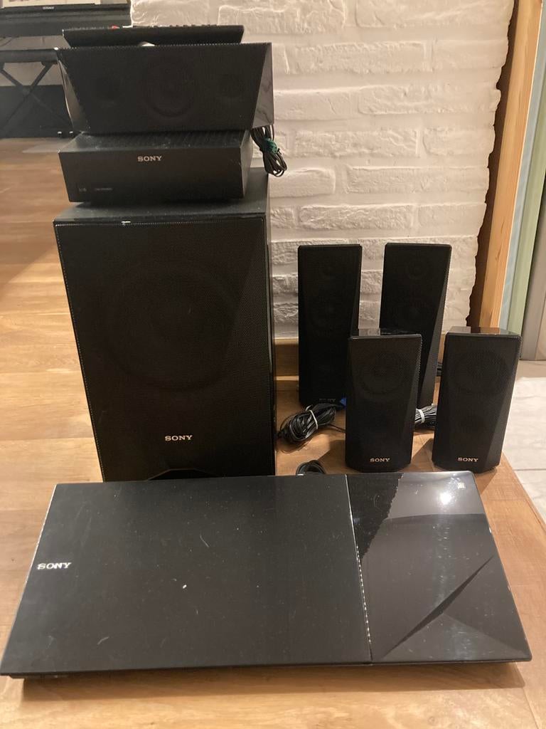 Sony 5.1 surroundsysteem met blue ray station, Ophalen, Gebruikt, Blu-ray-speler, 5.1-systeem