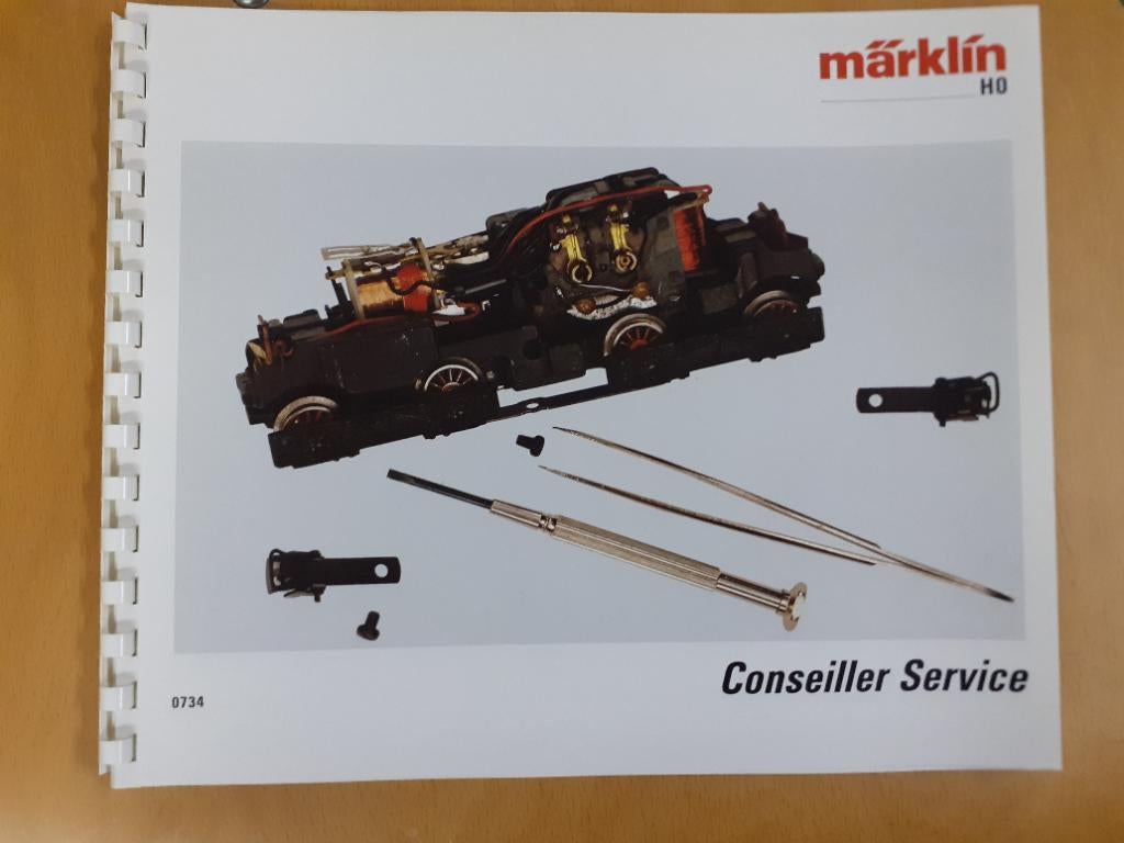 MARKLIN LIVRE POUR ENTRETENIR LOCOS SÉRIE 3000  ET 800, Enlèvement ou Envoi