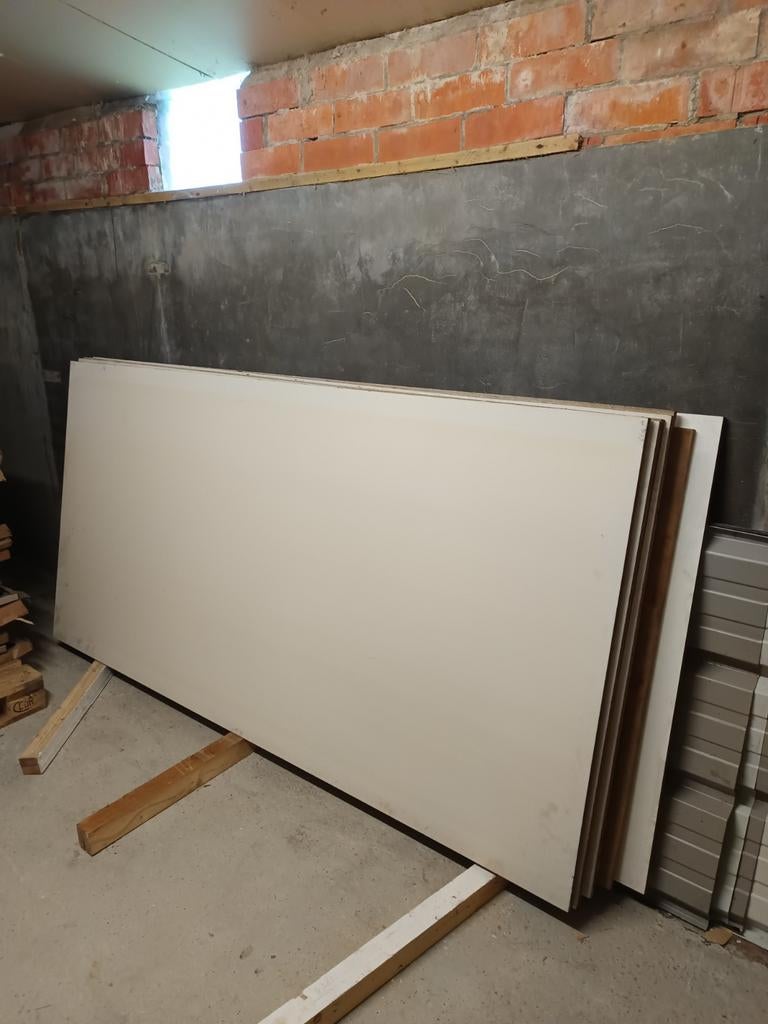 Spaanplaten wit 22mm, Ophalen, Zo goed als nieuw, 20 tot 50 mm