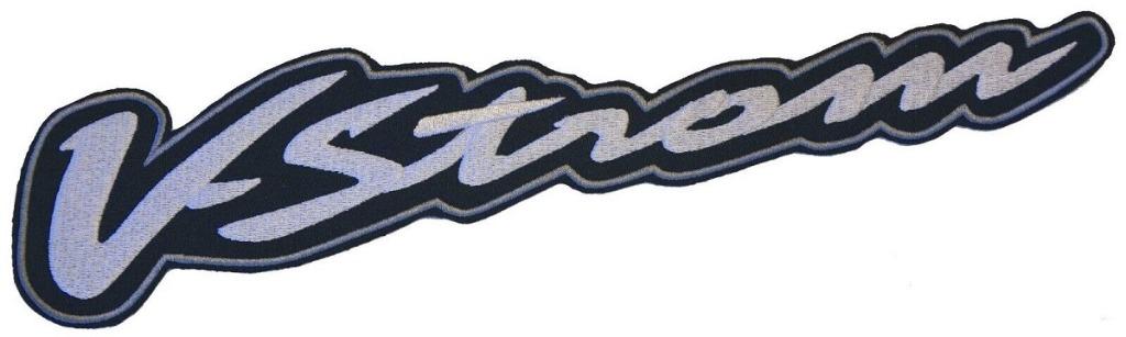 Patch motard XL Suzuki V-strom Vstrom 650 1000 - 334 x 96 mm, Enlèvement ou Envoi, Neuf