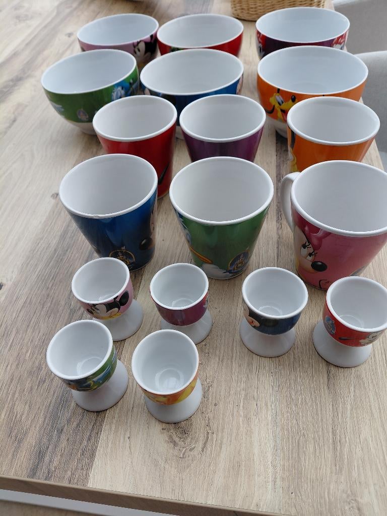 Disney ontbijtservies, Ophalen, Zo goed als nieuw, Aardewerk