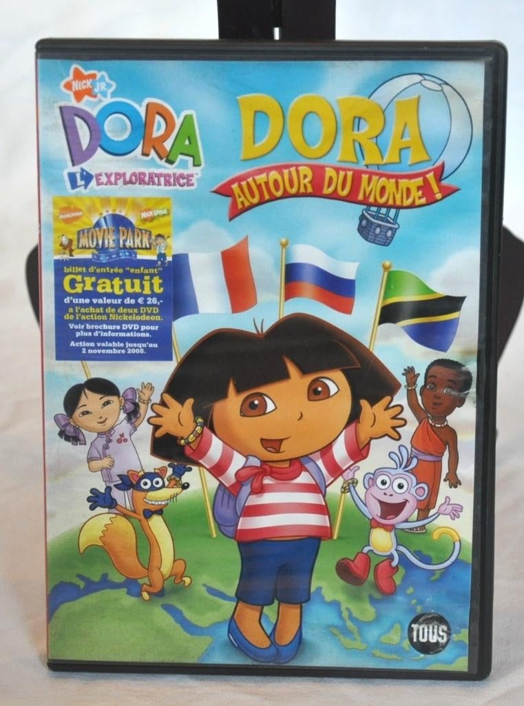 dvd dora l'exploratrice autour du monde (x20454), Ophalen of Verzenden, Gebruikt