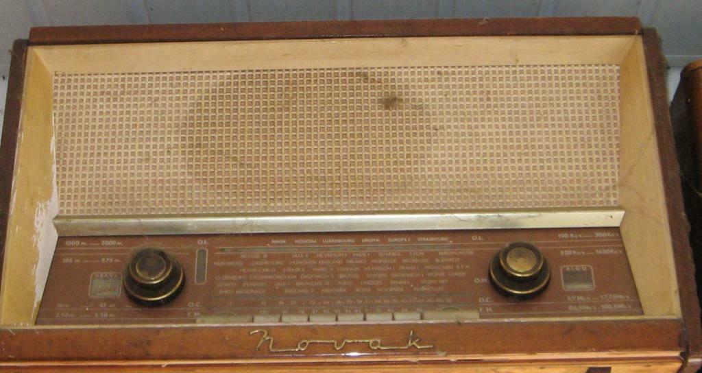 Vintage Retro Oude Radio Novak (verkocht), Enlèvement ou Envoi, Utilisé, Radio