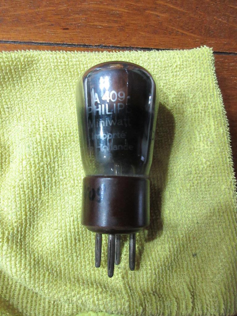Lampe radio TSF années 1920'  type Philips A409, Enlèvement ou Envoi