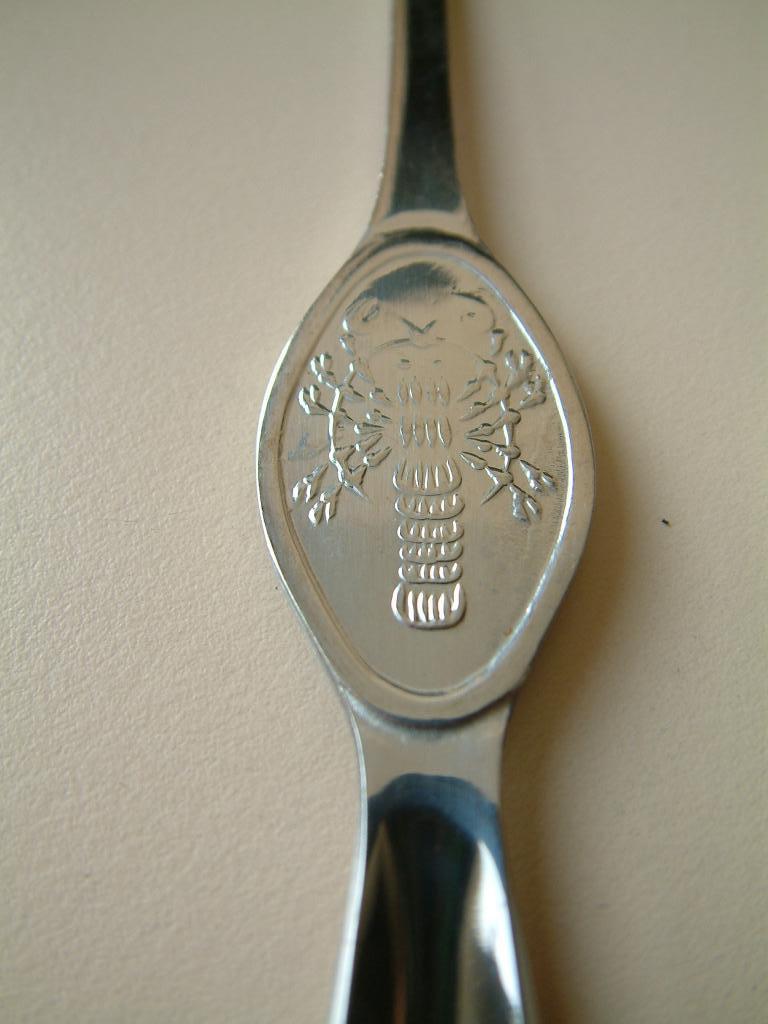 14 roestvrijstalen kreeftenbestek, Ophalen of Verzenden, Zo goed als nieuw, Bestekset, Inox of Chroom