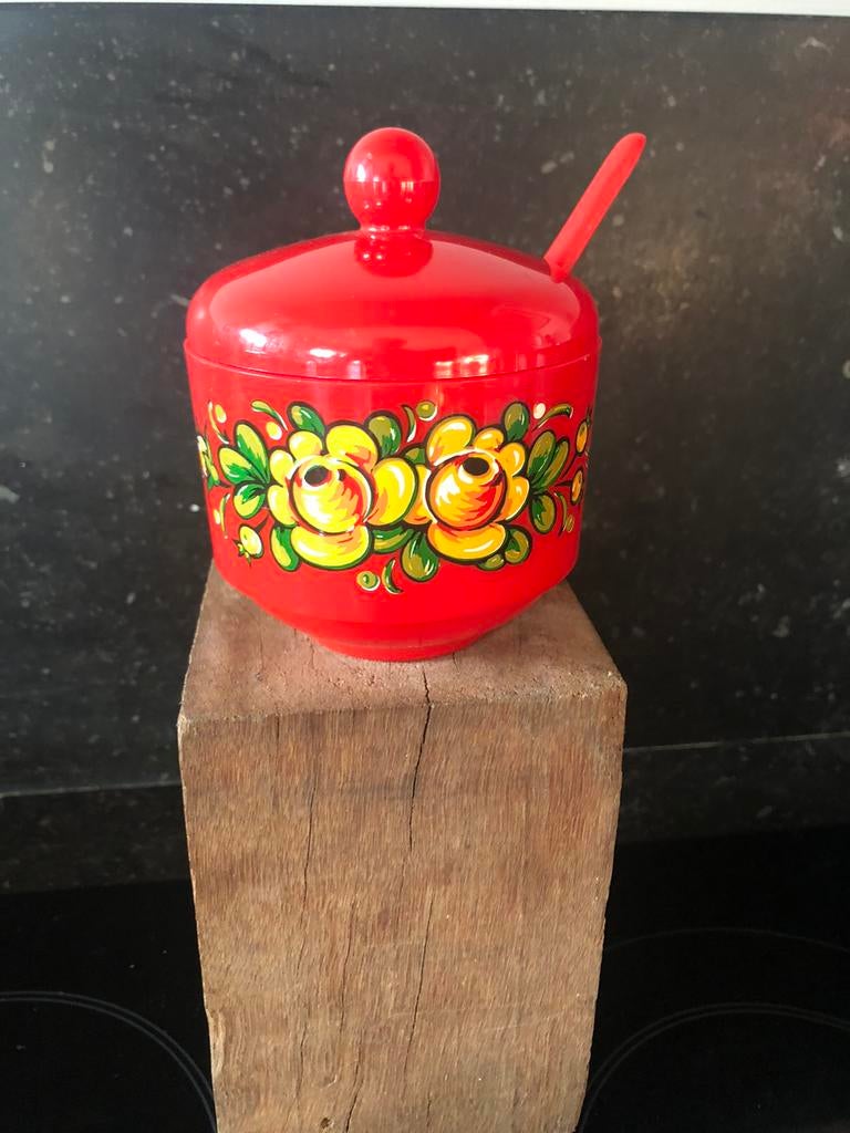 vintage retro EMSA suikerpot 70's, Ophalen of Verzenden, Overige typen