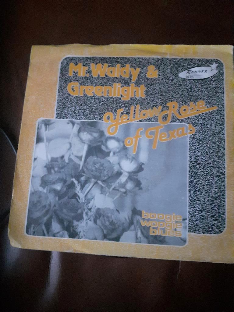 45T Mr. Waldy & Greenlight : Yellow rose of Texas (Belpop), Ophalen of Verzenden
