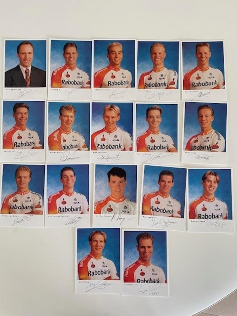 17 FOTOKAARTEN VOORSTELLING RABOBANK AMATEURPLOEG 1998, Ophalen of Verzenden, Zo goed als nieuw, Overige typen
