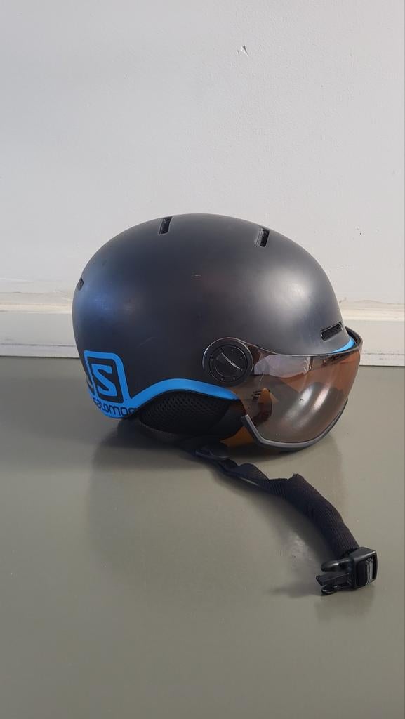 Junior ski-/snowboardhelm met vizier., Sport en Fitness, Skiën en Langlaufen, Ophalen, Ski, Salomon