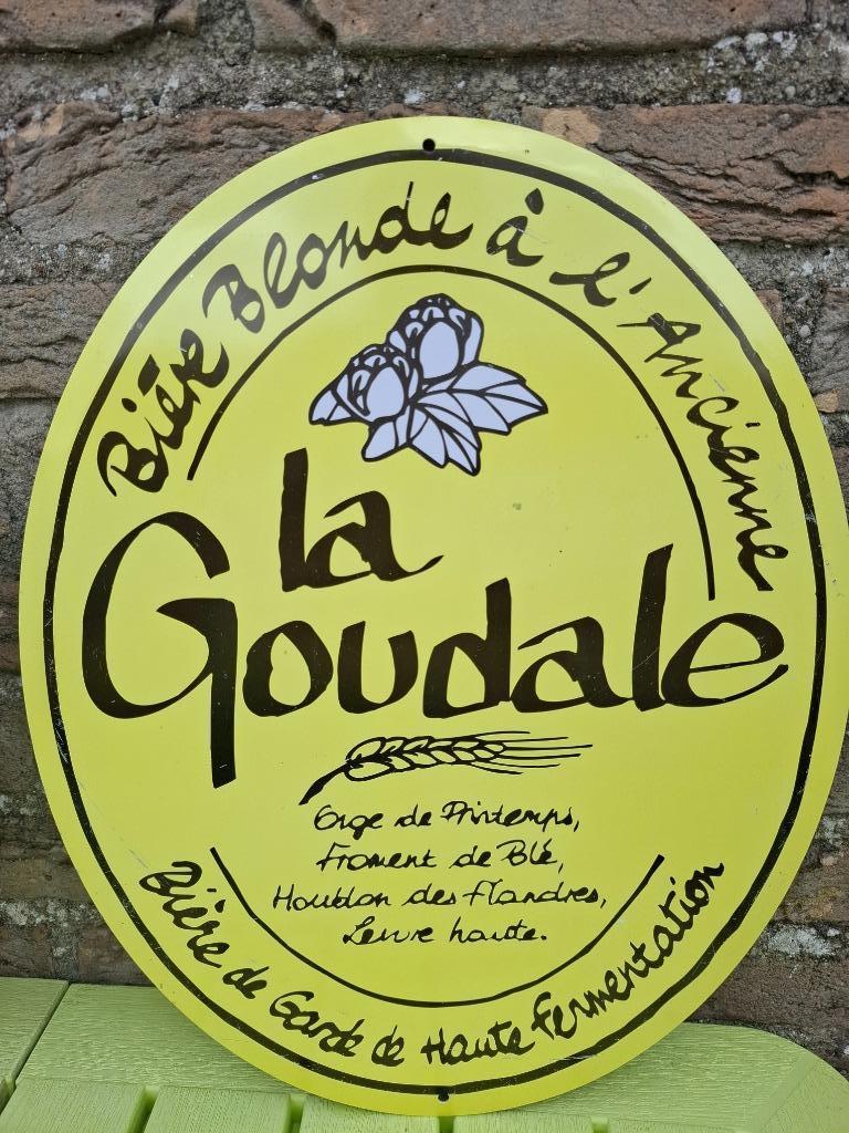Plaque publicitaire bière La Goudale, Enlèvement ou Envoi, Neuf, Panneau, Plaque ou Plaquette publicitaire, Autres marques
