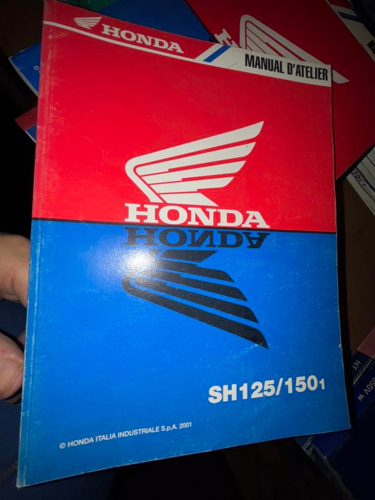 Workshopmanual Honda SH125, SH150 ‘Scoopy’, Motoren, Ophalen of Verzenden, Honda