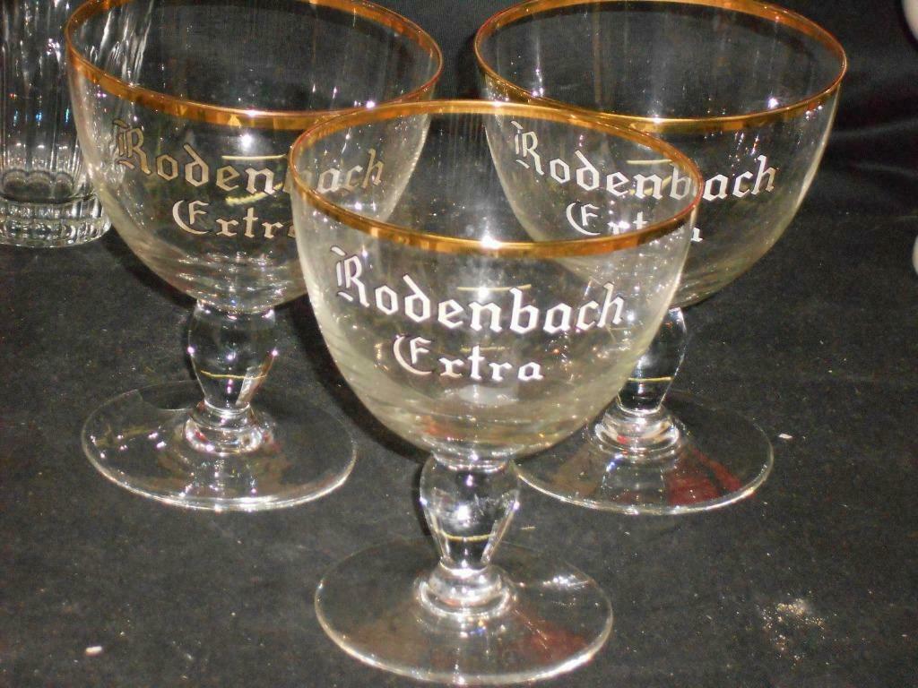 Bierglazen.Rodenbach.Extra.Maes-Dort.Verhelst.Double Export, Verzamelen, Biermerken, Ophalen of Verzenden, Gebruikt, Glas of Glazen