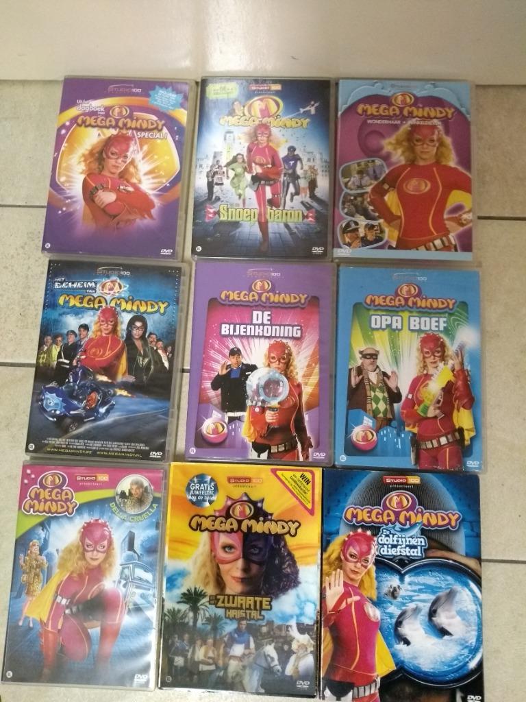 dvd lot 9 stuks - Mega Mindy, Enlèvement ou Envoi, Utilisé, Autres genres, Film