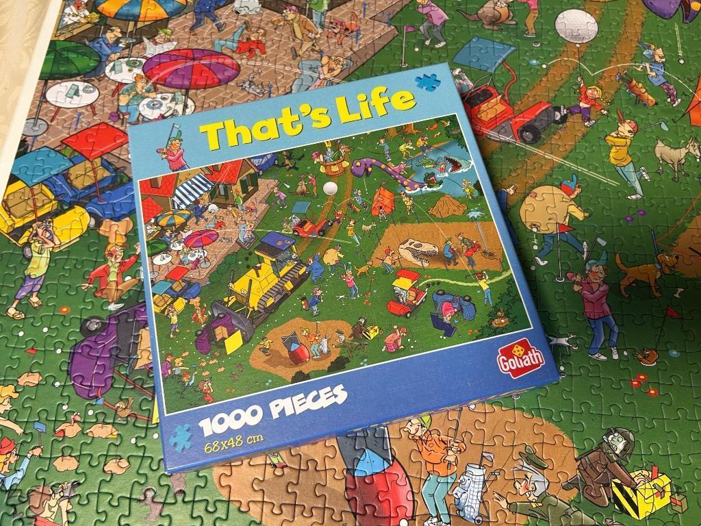 Puzzel That’s Life 1000 stukjes, Enlèvement ou Envoi, 500 à 1500 pièces, Comme neuf, Puzzle