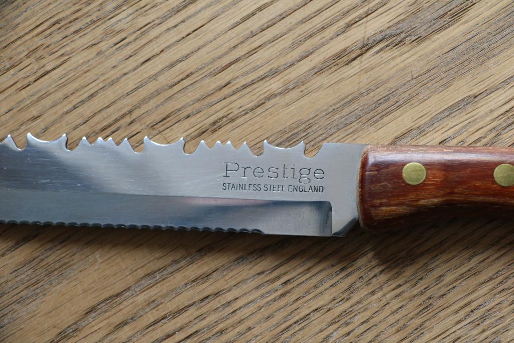 Couteau à surgelés Prestige 22,5 cm, Huis en Inrichting, Ophalen of Verzenden, Gebruikt, Inox of Chroom