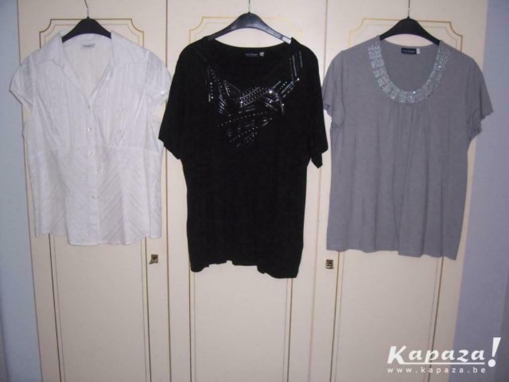 Mooie dames t-shirts xl zo goed als nieuw 2 euro het stuk, Ophalen, Zo goed als nieuw, Maat 46/48 (XL) of groter