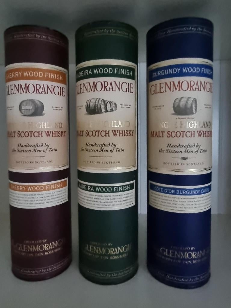 Glenmorangie Sherry Madeira Burgundy met 16 handtekening RaR, Collections, Autres régions, Enlèvement ou Envoi, Pleine, Comme neuf