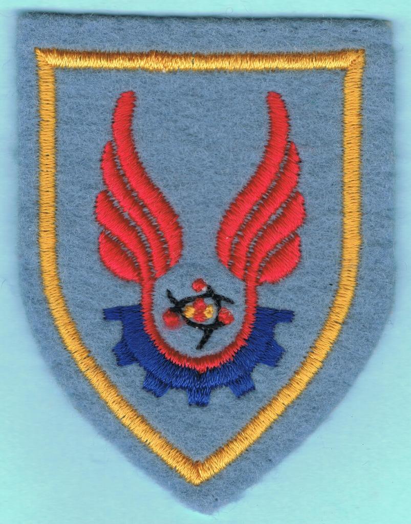 Belgian Air Force Sleeve Insignia (  MS20 ), Ophalen of Verzenden, Luchtmacht, Embleem of Badge