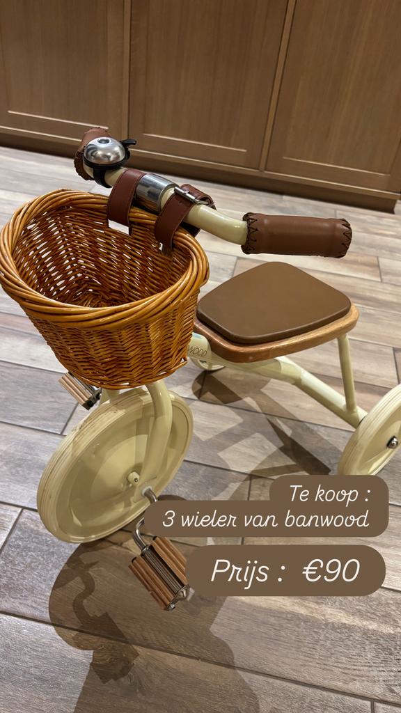 Driewieler banwood kind, Fietsen en Brommers, Ophalen, Zo goed als nieuw
