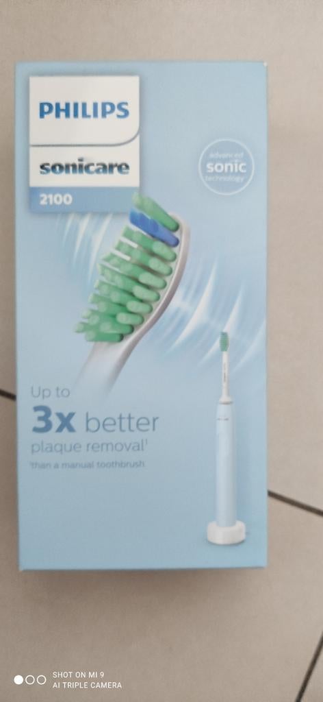 Philips sonicare 2100 elektrische tandenborstel, Handtassen en Accessoires, Uiterlijk | Mondverzorging, Ophalen, Nieuw, Tandenborstel