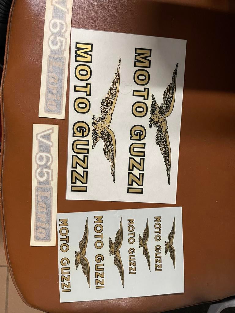 Moto Guzzi V65 Lario stickerset, Motoren, Ophalen of Verzenden
