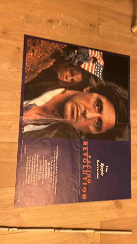 Filmaffiche Revolution Al Pacino 1985, Ophalen of Verzenden, Gebruikt