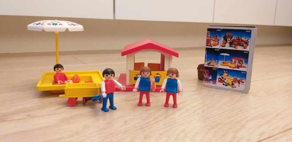 Playmobil speelhuisje en zandbak nummer 3497, Kinderen en Baby's, Speelgoed | Playmobil, Ophalen, Zo goed als nieuw, Complete set