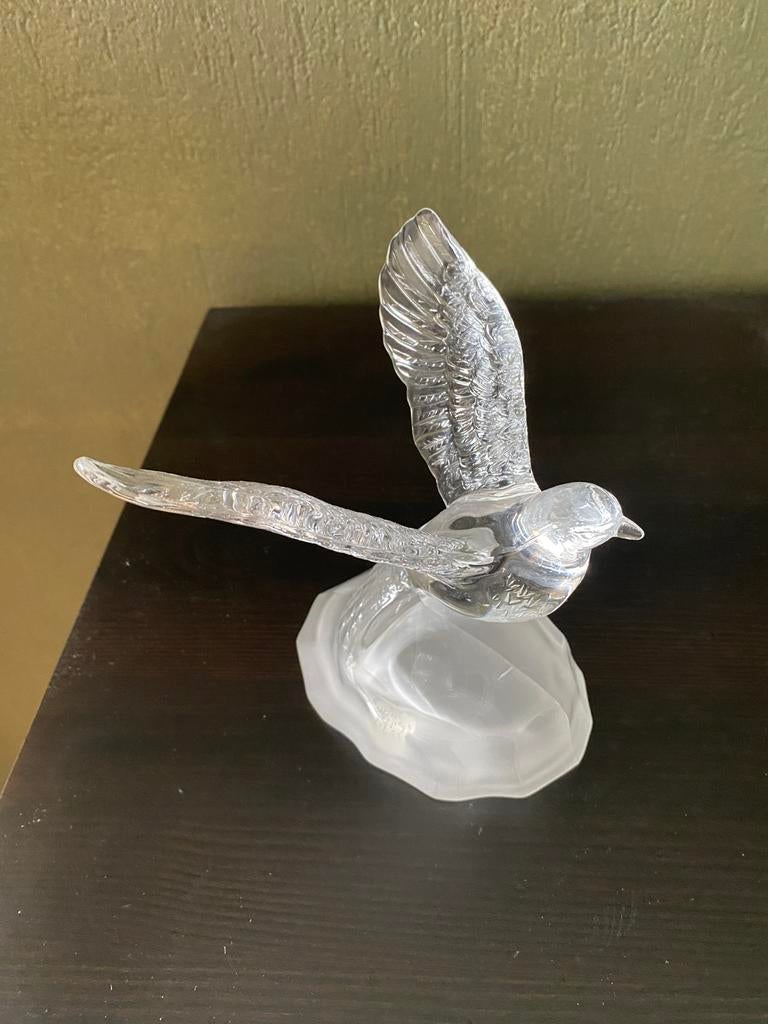 Oiseau vintage en Cristal d'Arques, Enlèvement ou Envoi