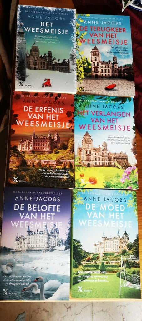 Anne Jacobs - De terugkeer van het weesmeisje  6 delig, Boeken, Ophalen of Verzenden, Zo goed als nieuw, Anne Jacobs