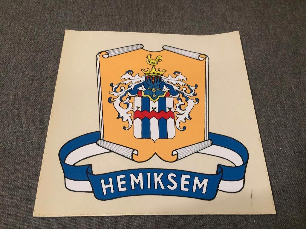 Sticker Wapenschild Hemiksem, Enlèvement ou Envoi