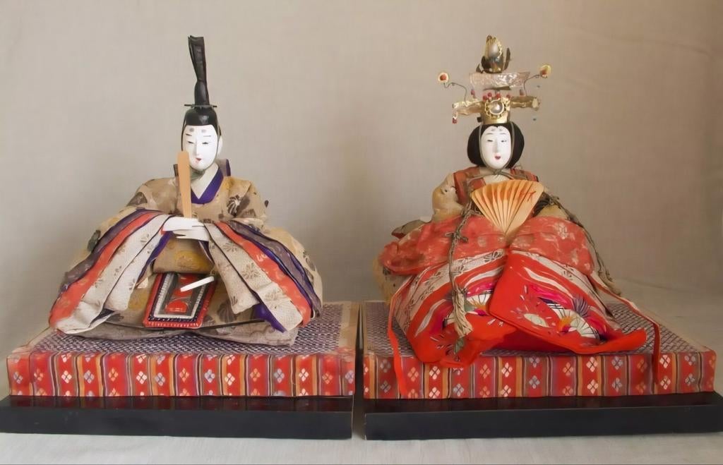 Empreur & impératrice du Japon 35 cm, Collections, Objets militaires | Général, Enlèvement ou Envoi
