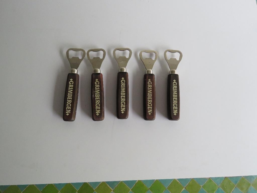 Westmalle Grimbergen flesopener, Ophalen of Verzenden, Flesopener