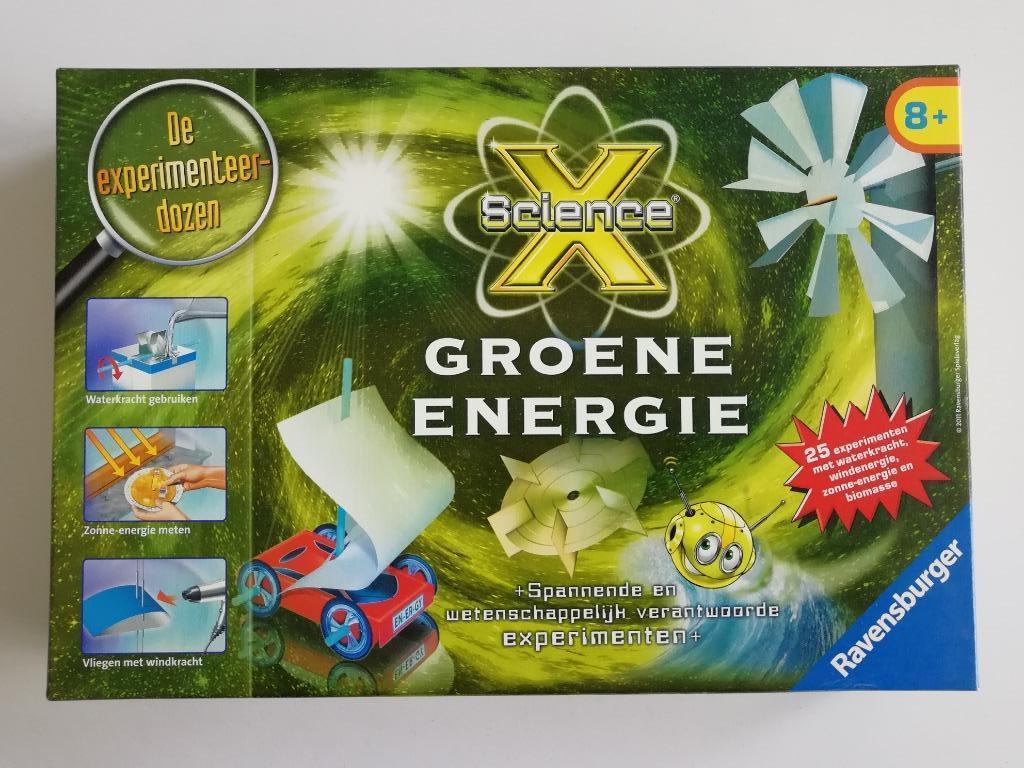 Experimenteerdoos Groene Energie Ravensburger SCIENCE X, Ophalen of Verzenden, Zo goed als nieuw, Bouwen