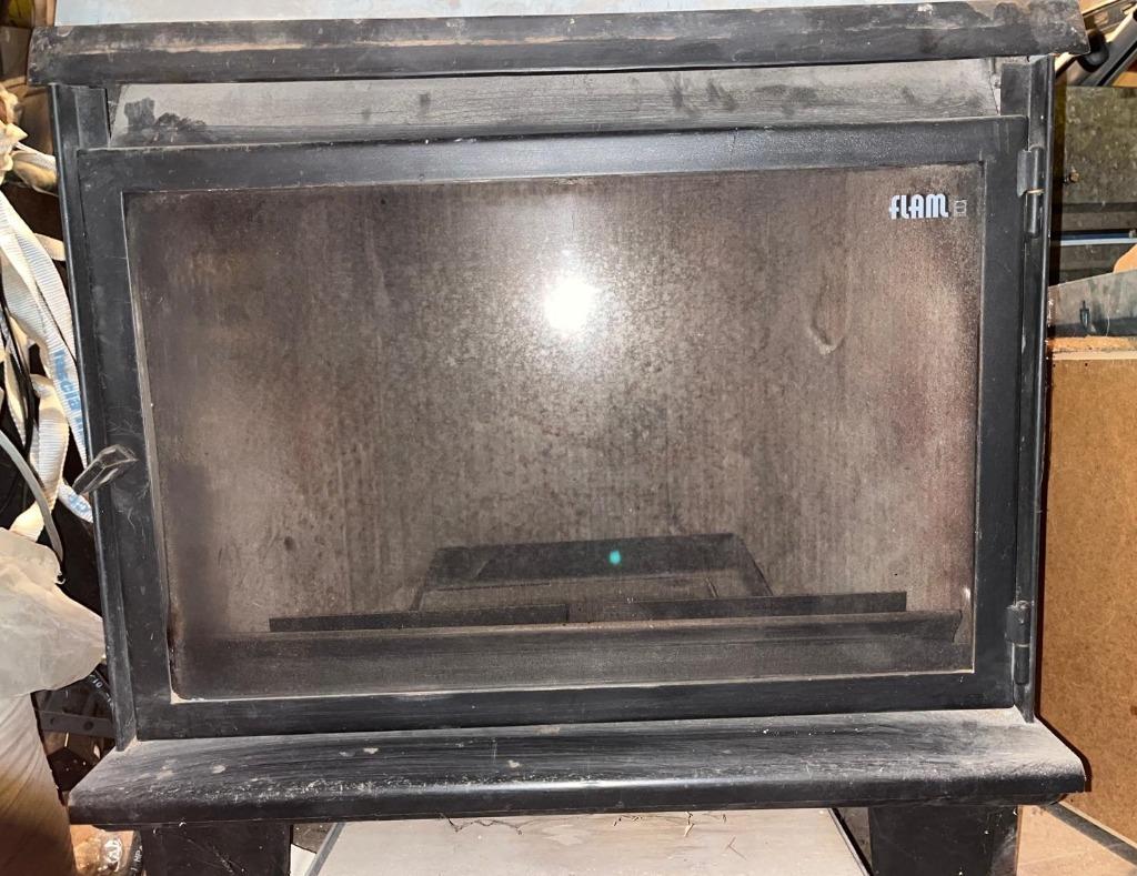 Flam houtkachel, Ophalen, Inbouw, Hout, Nieuw
