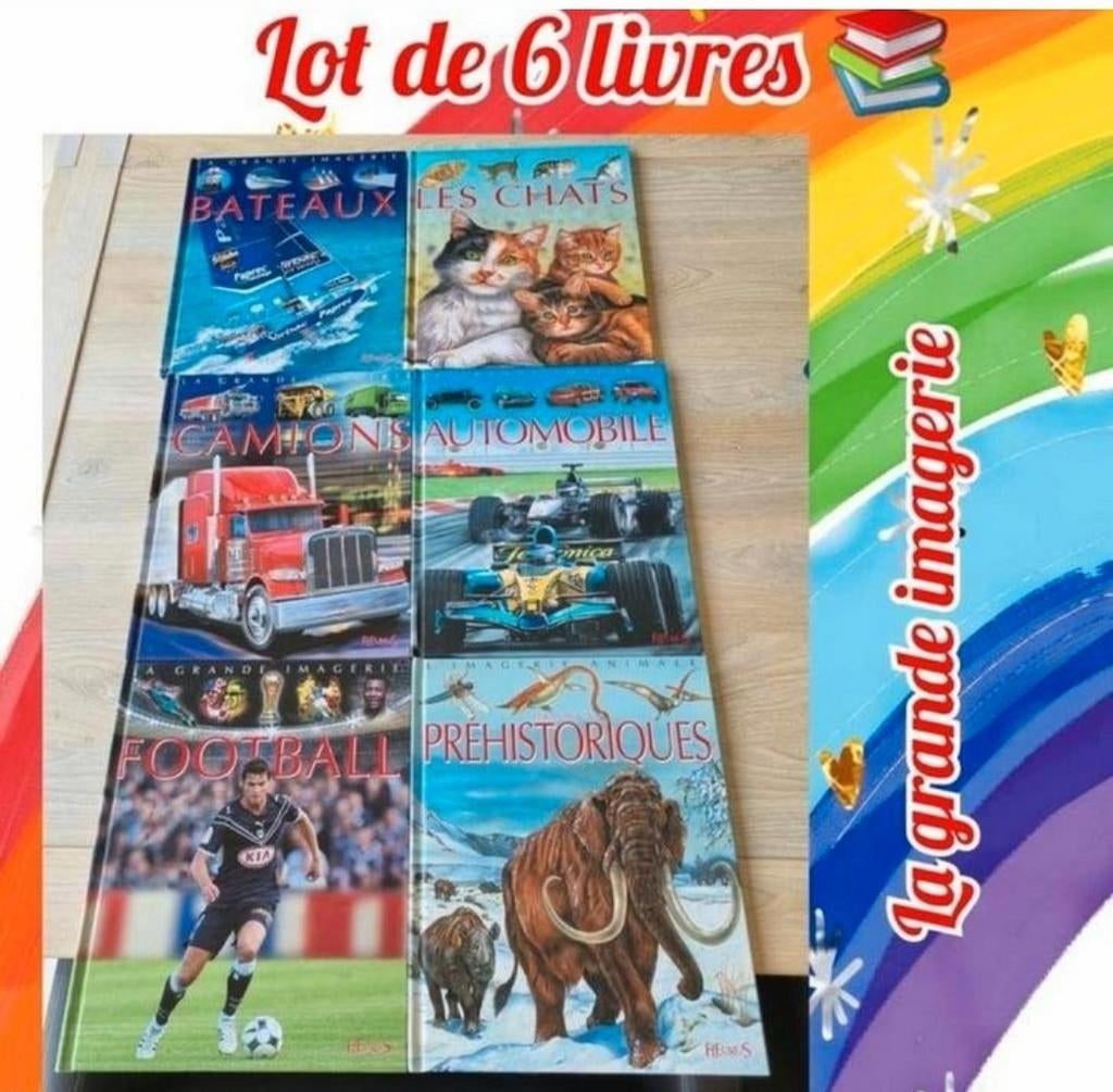 Livres " La grande Imagerie "lot de 6, Livres, Enlèvement ou Envoi, Utilisé