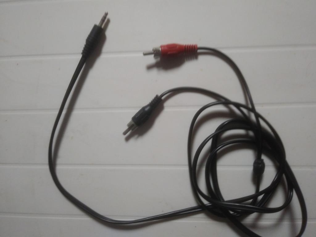 Jack 3,5 mm naar jack en naar tulp stekkers, mono en stereo, Ophalen of Verzenden, Zo goed als nieuw, Apparatuur